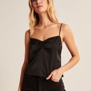 Abercrombie & Fitch Black Spaghetti Strap Top
